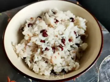 Make Red bean rice step 7