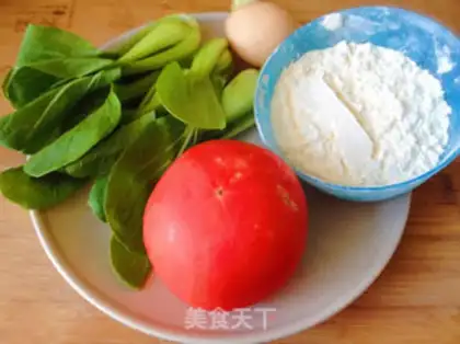 Make Tomato egg oak soup step 0