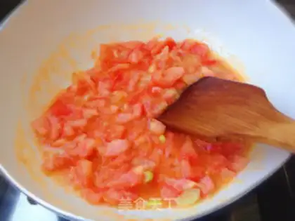 Make Tomato egg oak soup step 3