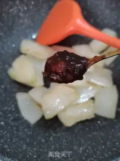 Make Doudou fried melons step 3