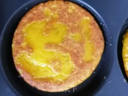 Make Pumpkin sesame rice cake step 8