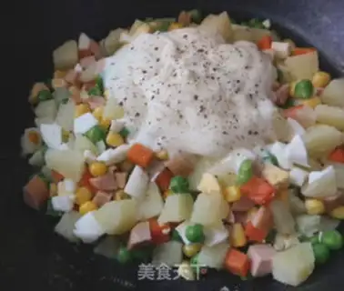Make Sour milk salad step 8