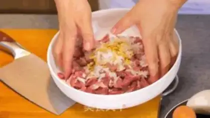 Make The lamb string step 1