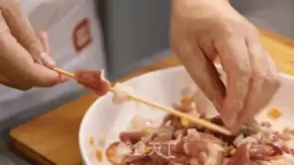 Make The lamb string step 2