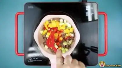 Make Vegetable beef grains step 5
