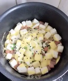 Make A ham pizza step 5