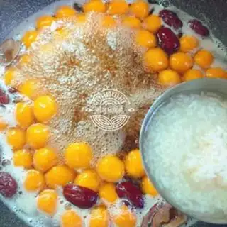Make Pumpkin rice crumbs step 8
