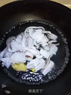 Make The white squid step 3