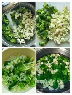 Make Snacks and flowers step 1