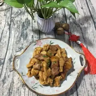 Make Five bouquets of meat burning the leaves step 10