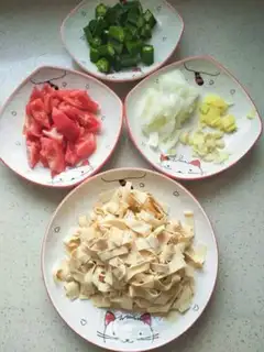 Make Dried tofu tomatoes with sunflower step 3