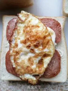 Make Lunch meat sandwich step 5