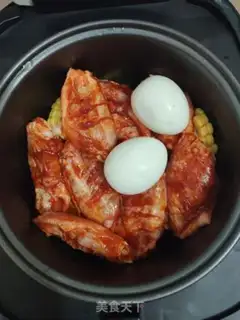 Make Chicken wing corn eggs in Orleans step 10