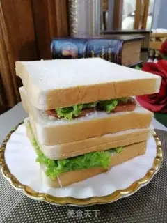Make Lunch meat sandwich step 8