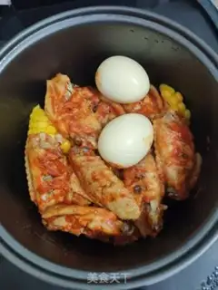 Make Chicken wing corn eggs in Orleans step 12