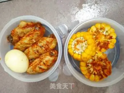 Make Chicken wing corn eggs in Orleans step 14