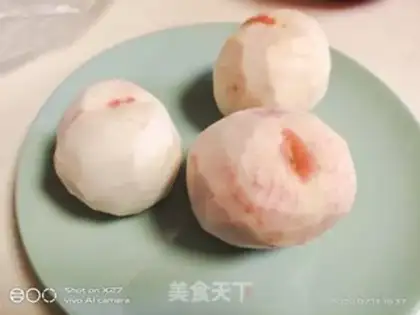 Make The peach mousse cake step 1