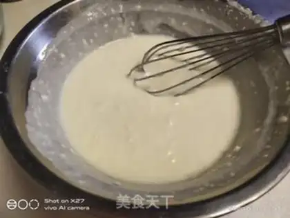 Make The peach mousse cake step 4