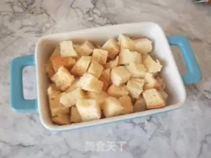 Make Toast pudding step 2