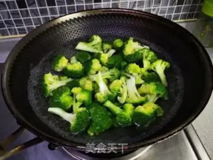 Make Garlic broccoli step 0