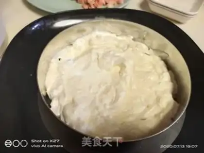 Make The peach mousse cake step 9
