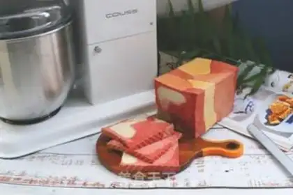 Make Kyoto three-colour toast step 10