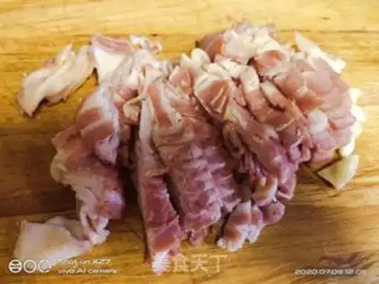 Make Bacon fried moss step 1