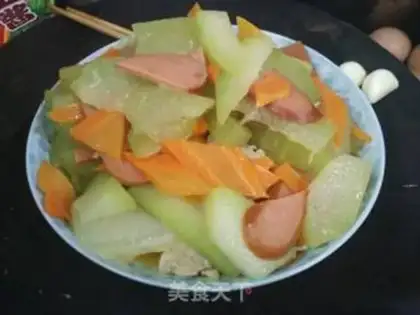 Make Cleaning up the cucumber sausage step 4