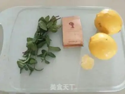 Make Mint lemon tea step 0