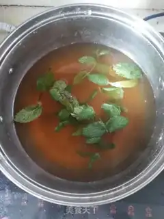Make Mint lemon tea step 7