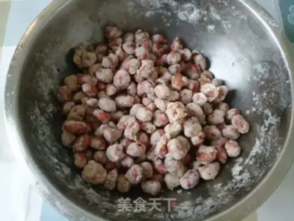 Make Homemade multi-flavored peanuts step 6