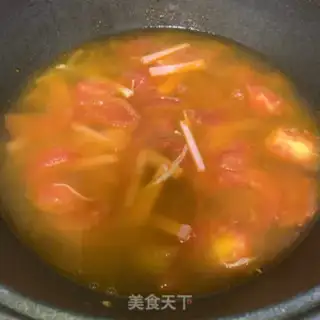 Make Sour soup, fat cow step 5