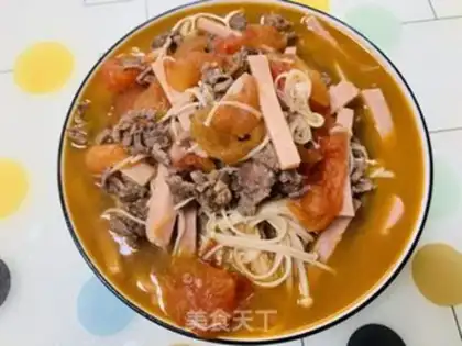 Make Sour soup, fat cow step 8