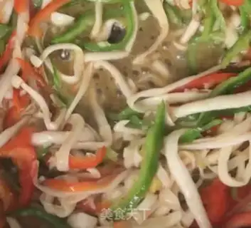 Make Twin pepper sea mushrooms step 8