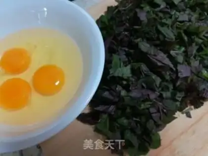 Make Eggs from violet step 1