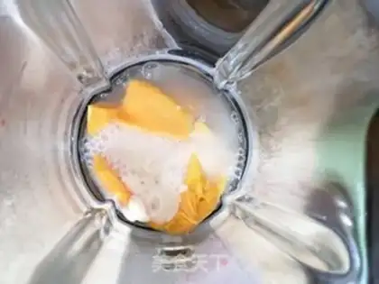 Make Charcoal mango juice step 4