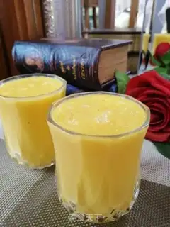 Make Charcoal mango juice step 7