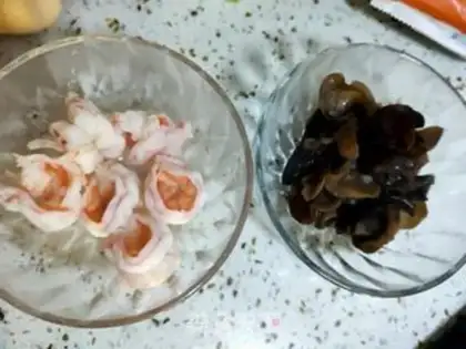 Make cucumber-mixed shrimp step 4