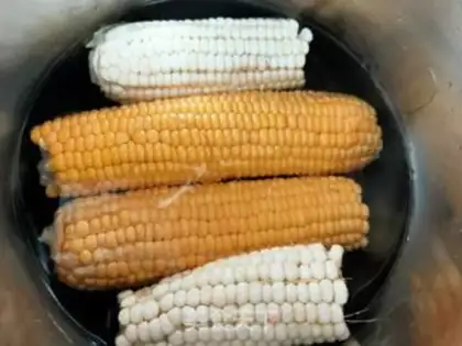 Make White corn step 1