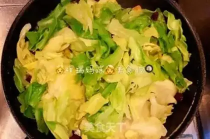 Make Spicy cabbage step 2