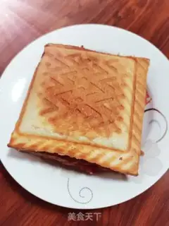 Make Cheese bacon sandwich step 7