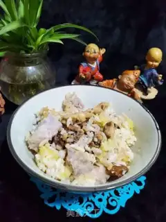 Make Chicken-legged rice step 6