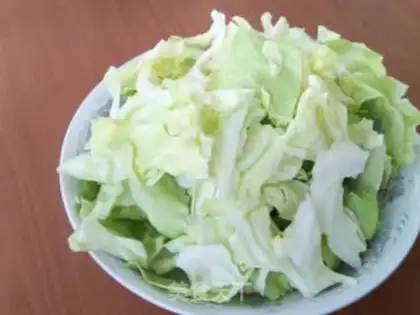 Make Soy cabbage step 2