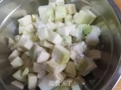 Make A vegan fish eggplant step 1