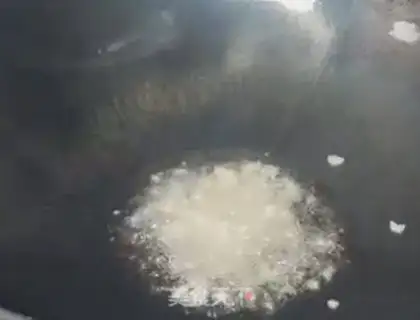 Make Creamed green step 1