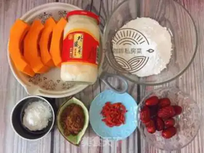 Make Pumpkin rice crumbs step 0