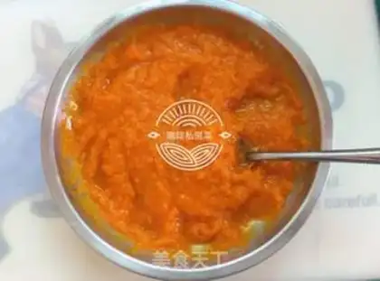 Make Pumpkin rice crumbs step 2