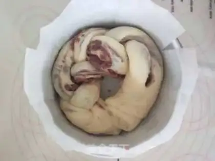 Make The potato hand tore bread step 9