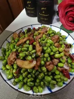 Make Five flowers and beans step 7