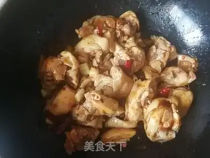 Make Apricot. Chicken leg step 8